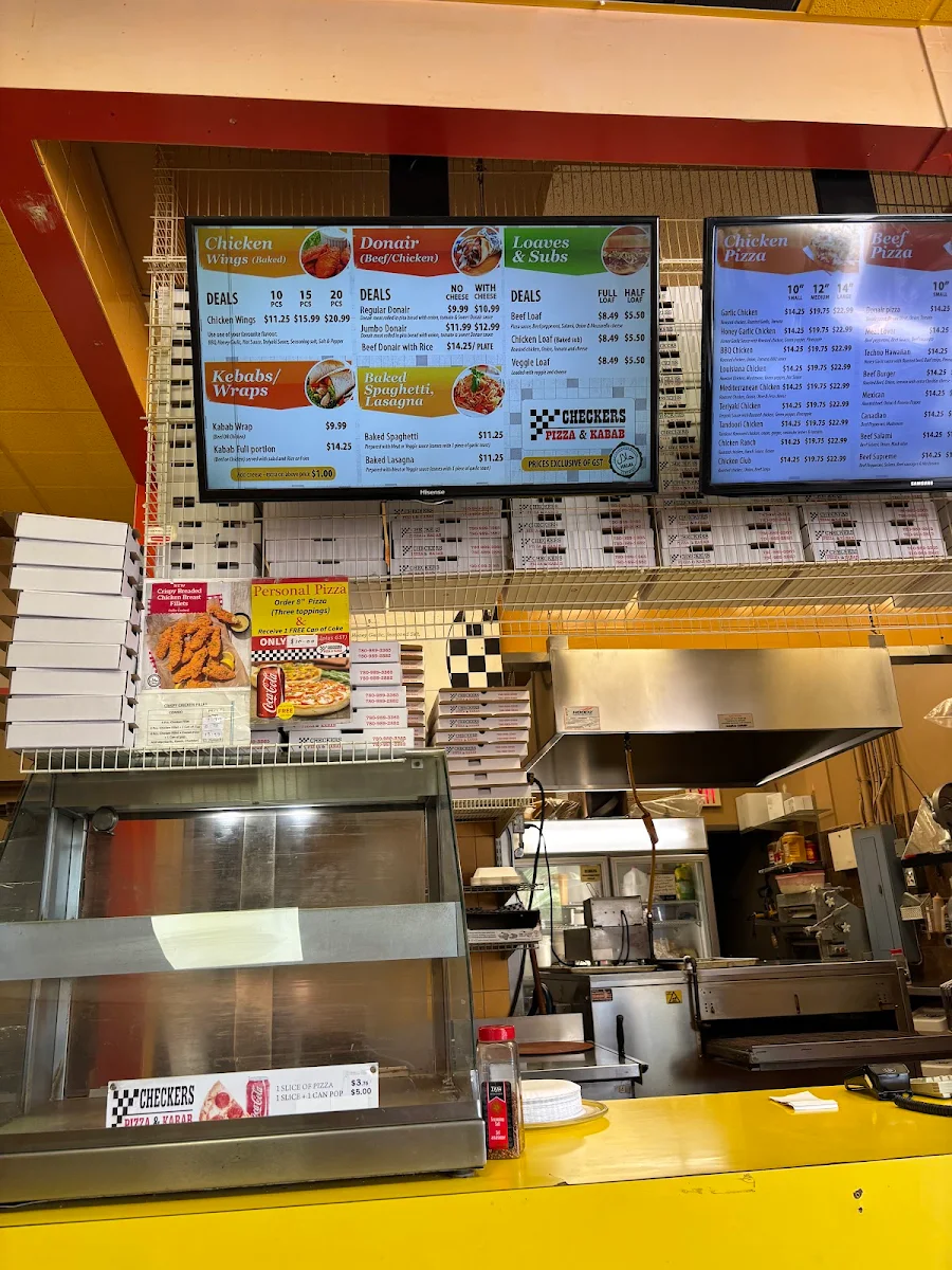 Vibe, Checkers Pizza & Kabab (Whyte Ave. Branch)