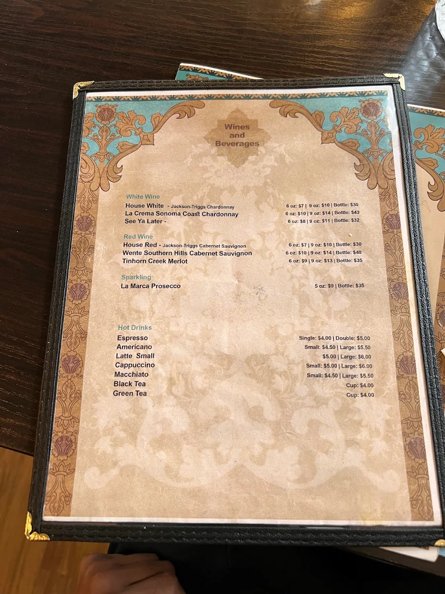 Menu, Shazde House | رستوران شازده