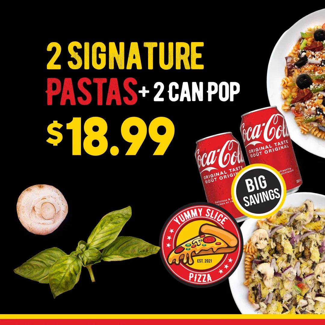 Menu, Yummy Slice Pizza