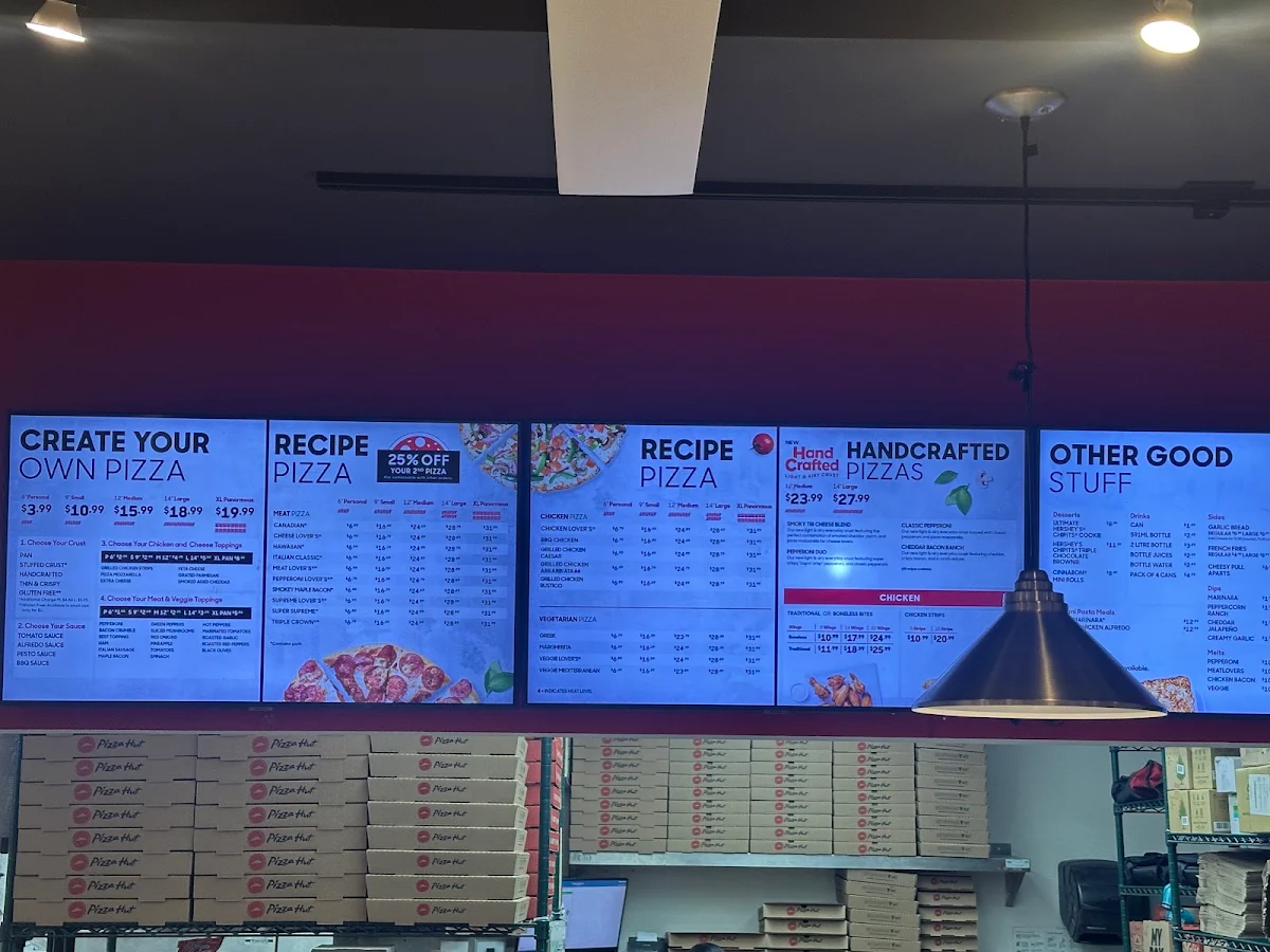 Menu, Yummy Slice Pizza