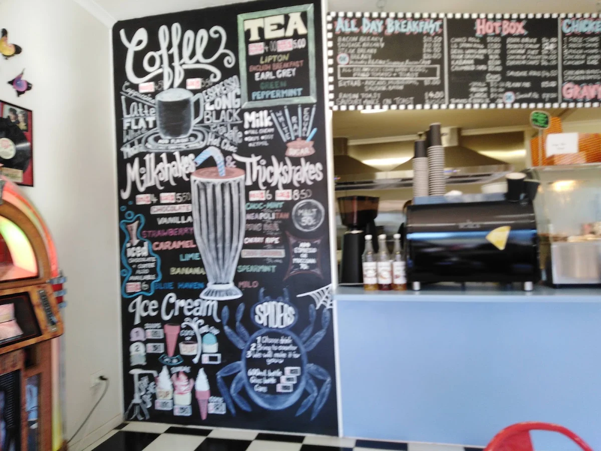 Menu, OK MILK BAR