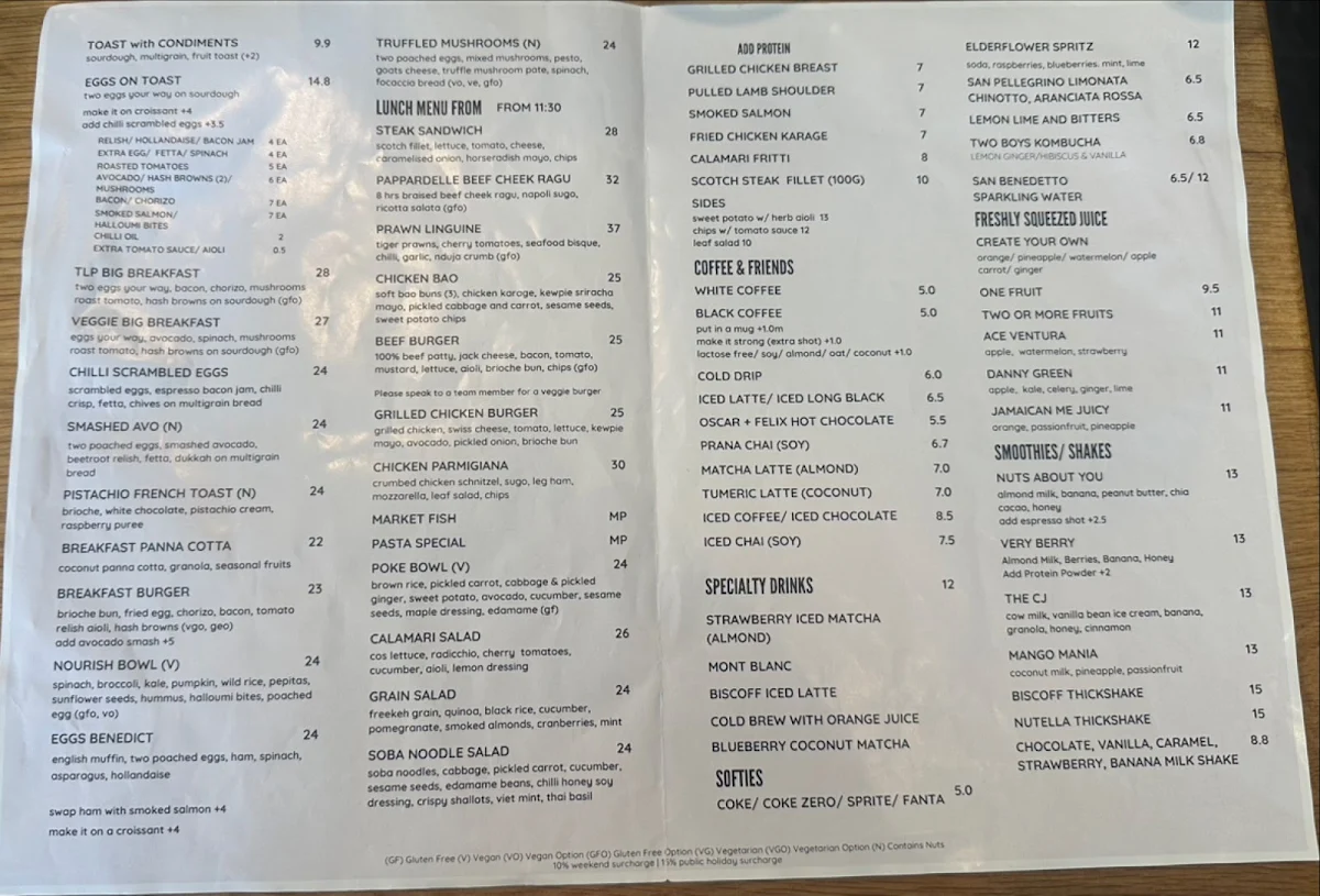 Menu, The Last Piece