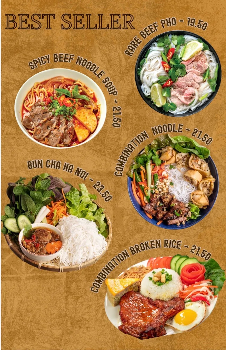 Menu, Viet Food