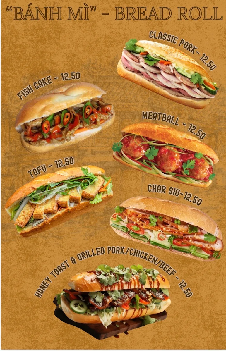 Menu, Viet Food
