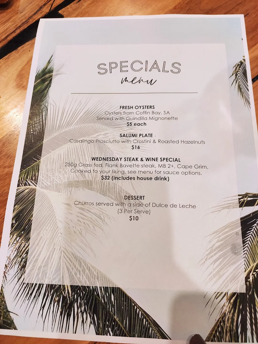 Menu, The Leveson