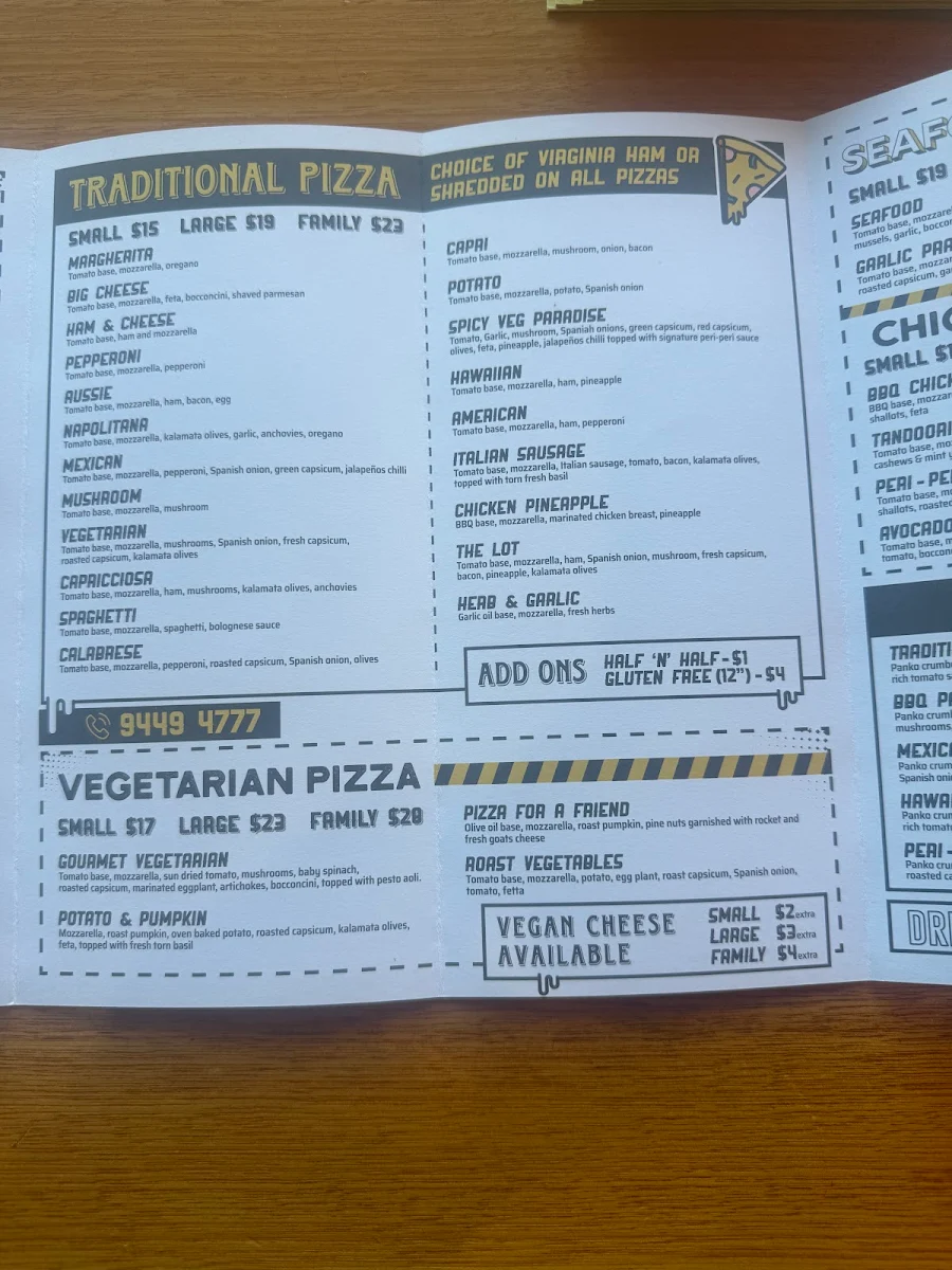Menu, Pizza Depot Taylors LAkes -pizza near you