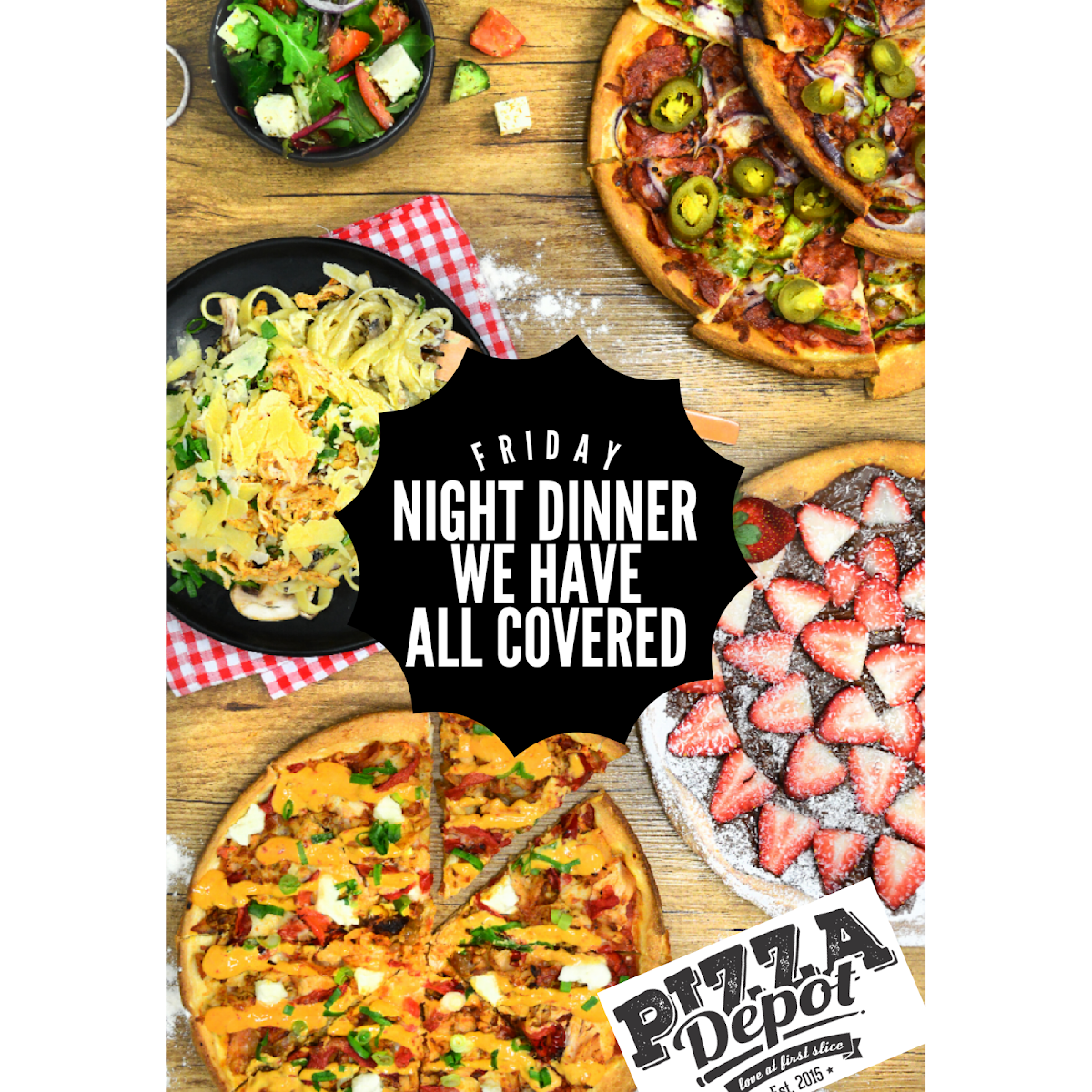 Menu, Pizza Depot Taylors LAkes -pizza near you