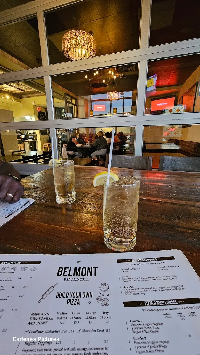 Menu, The Belmont Port Colborne