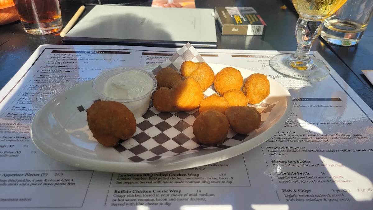Menu, The Belmont Port Colborne