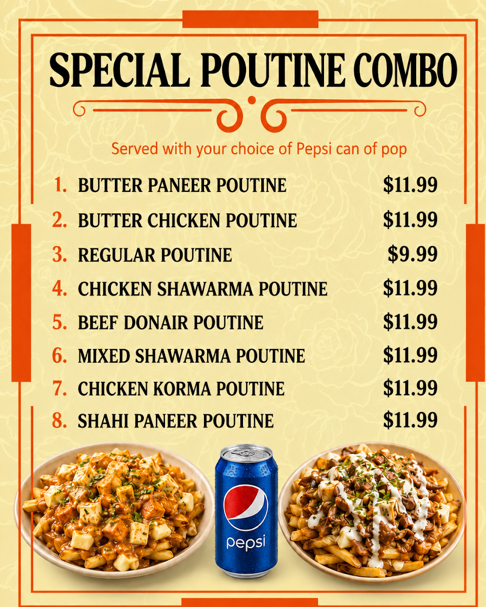 Menu, Grand House Restaurant- Parkland Mall