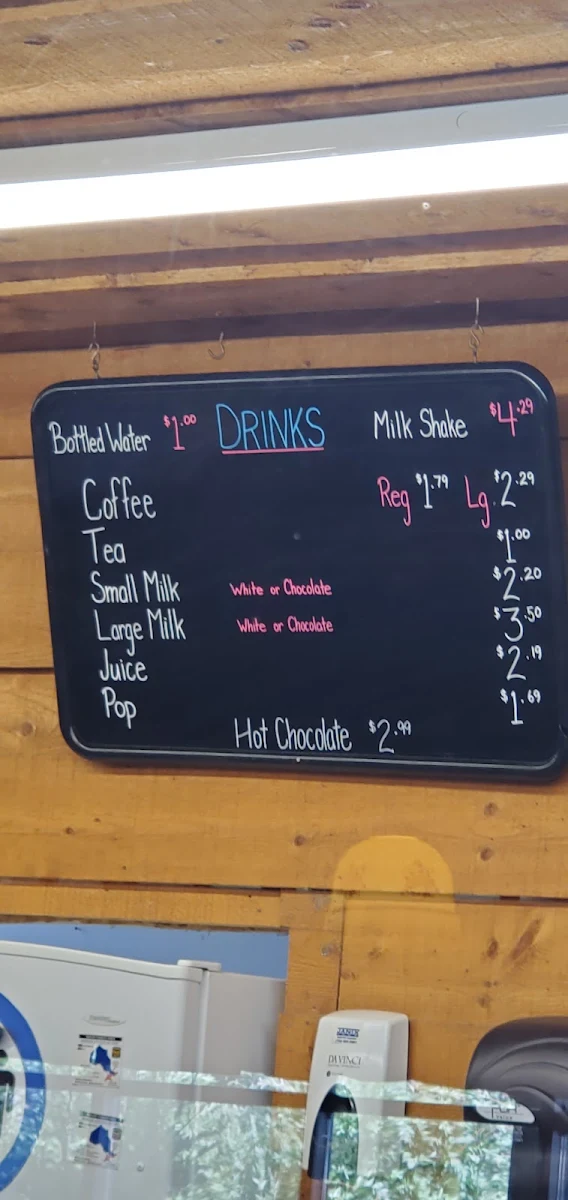 Menu, Hungry Bear Restaurant