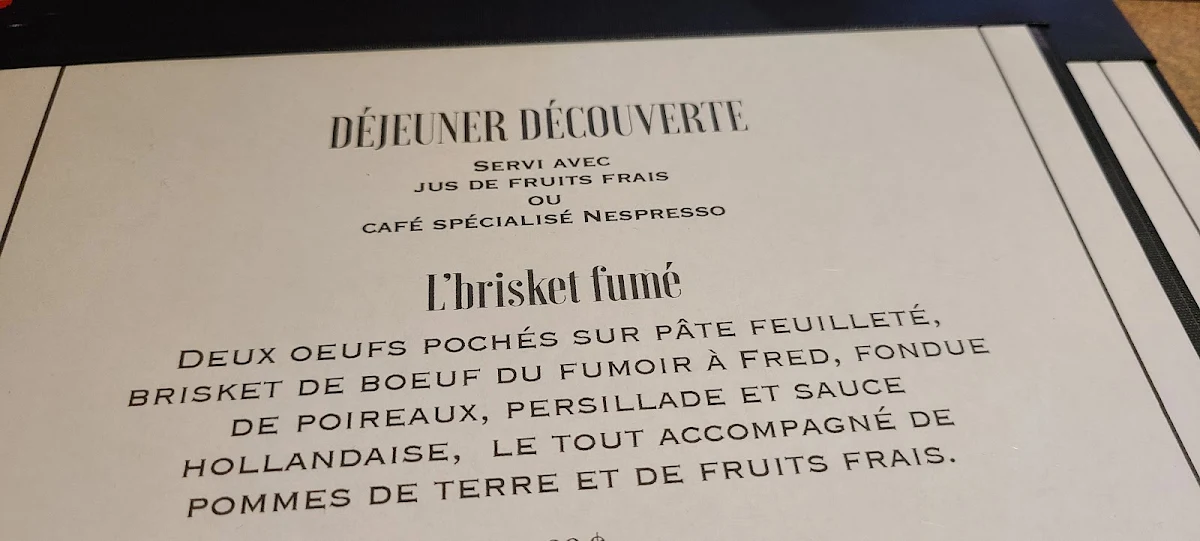 Menu, C'est Belge