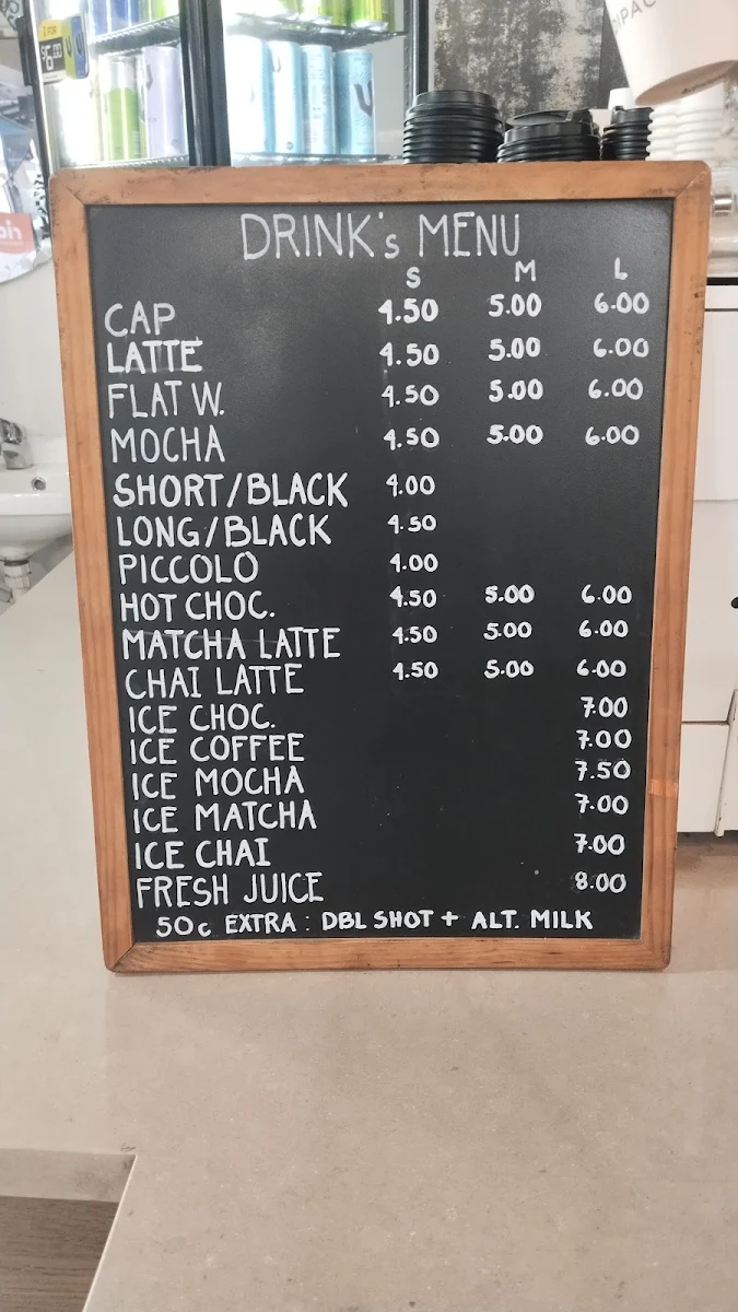 Menu, LA Moosh Bakery Cafe