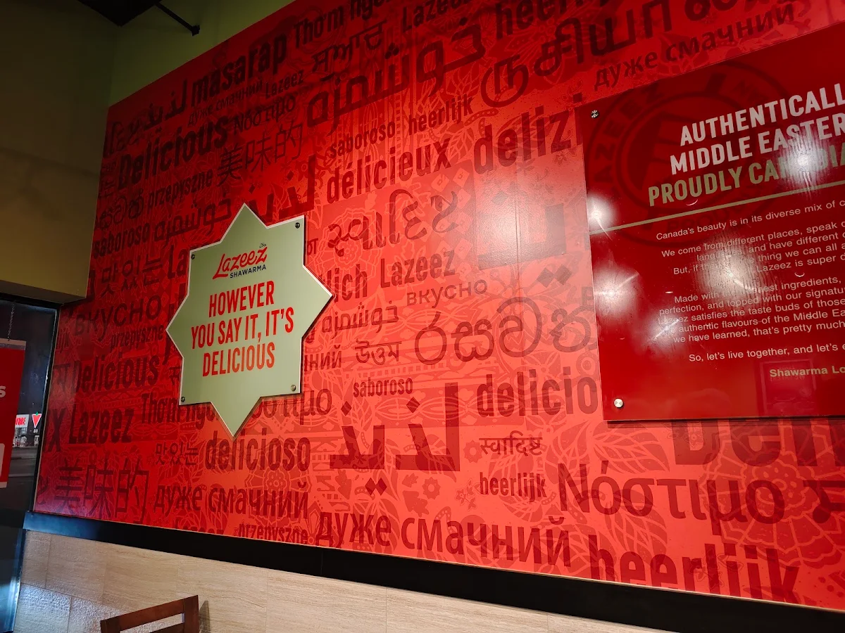 Menu, Lazeez Shawarma