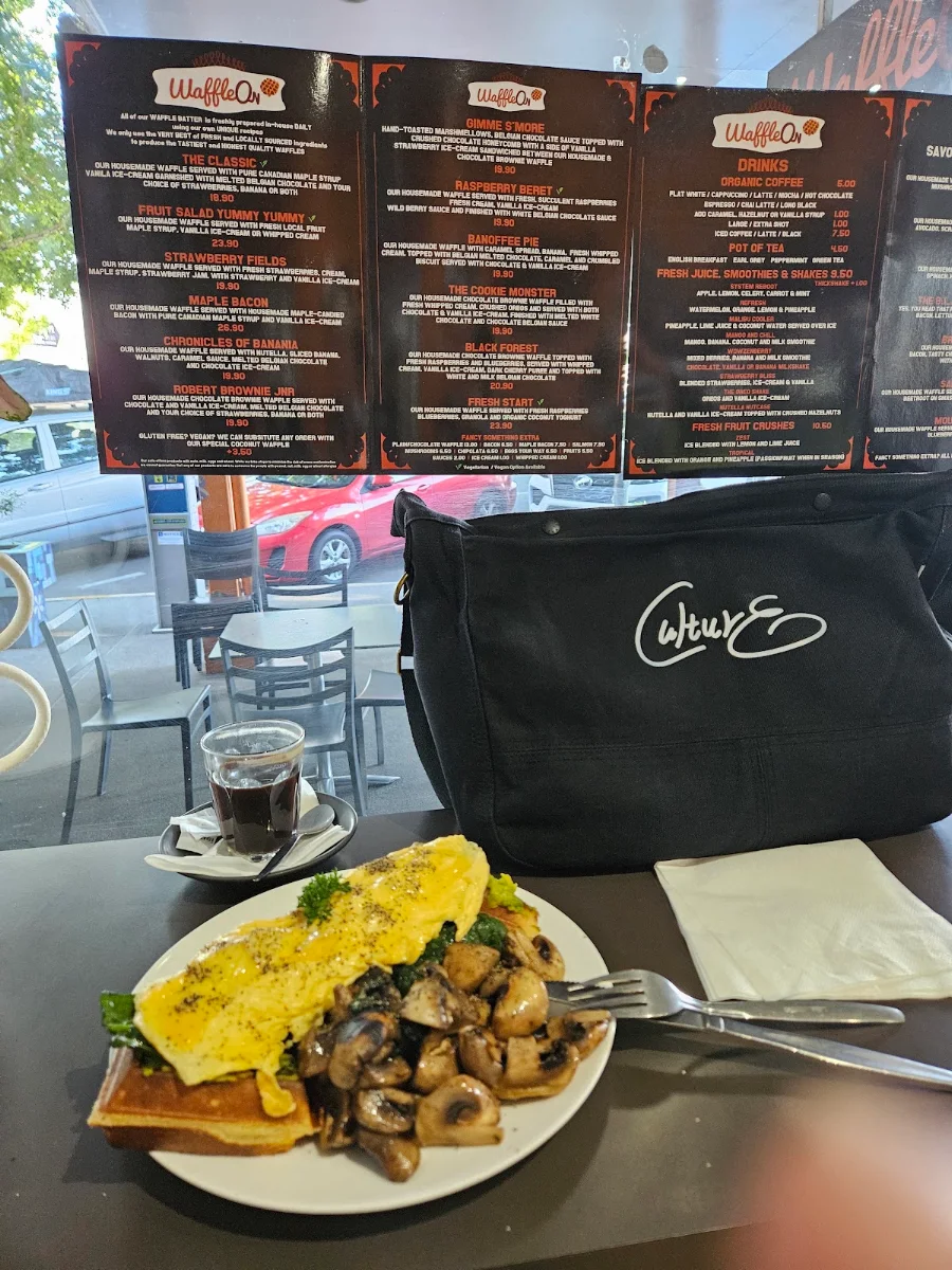 Menu, Waffle On Cairns
