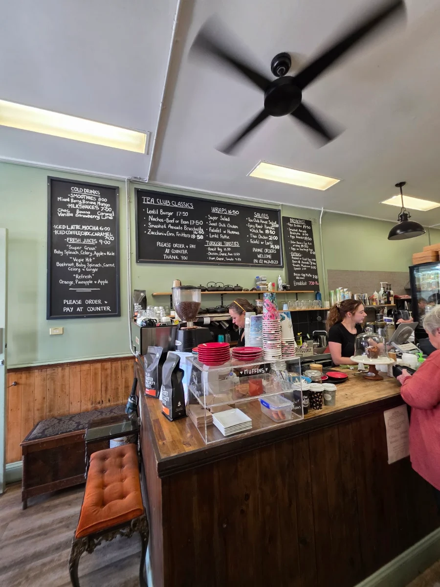 Menu, The Tea Club Cafe
