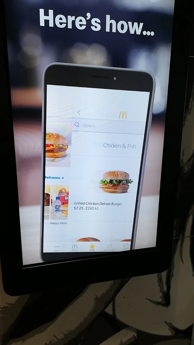 Menu, McDonald's Elizabeth Shopping Centre