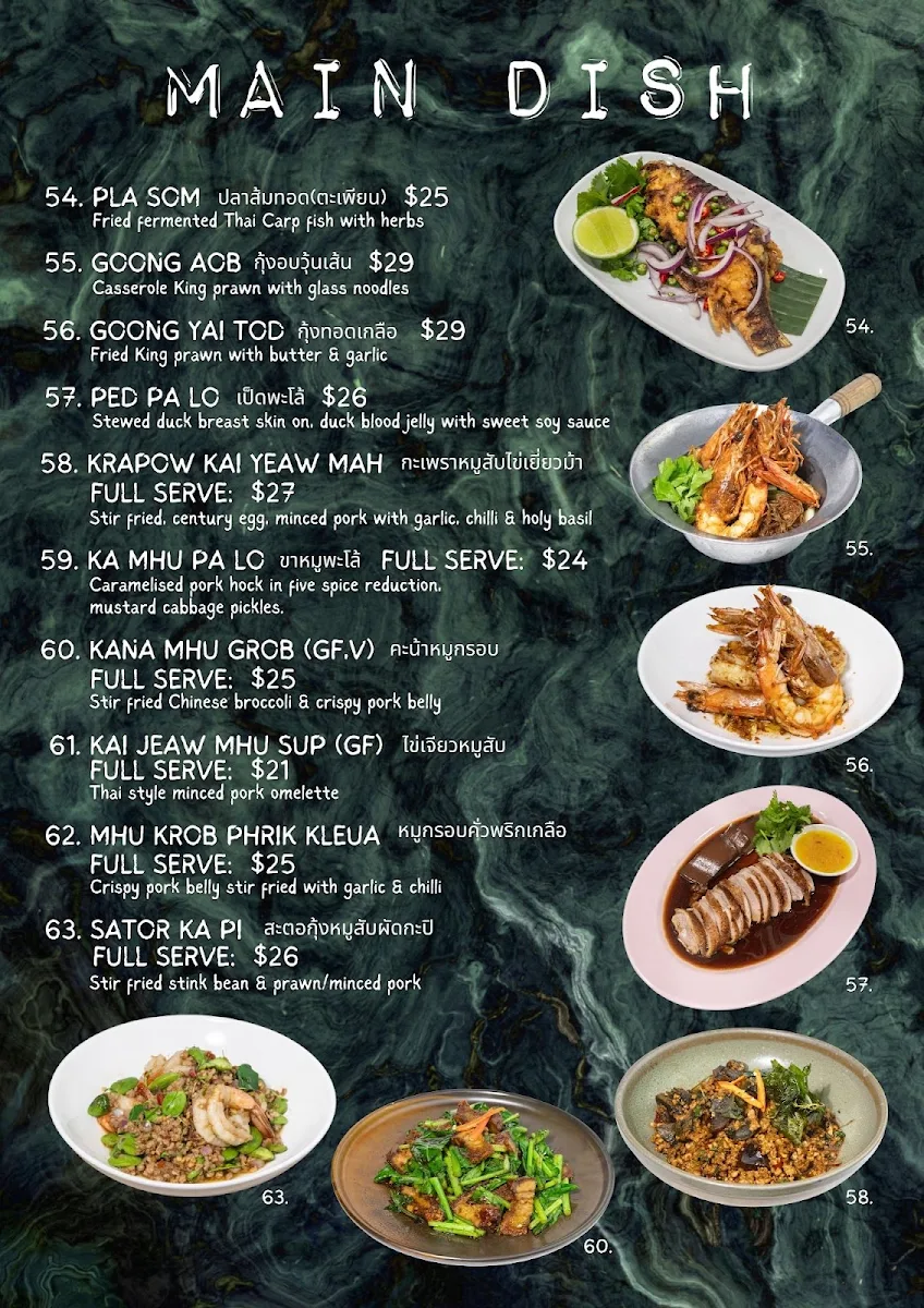 Menu, M Bar