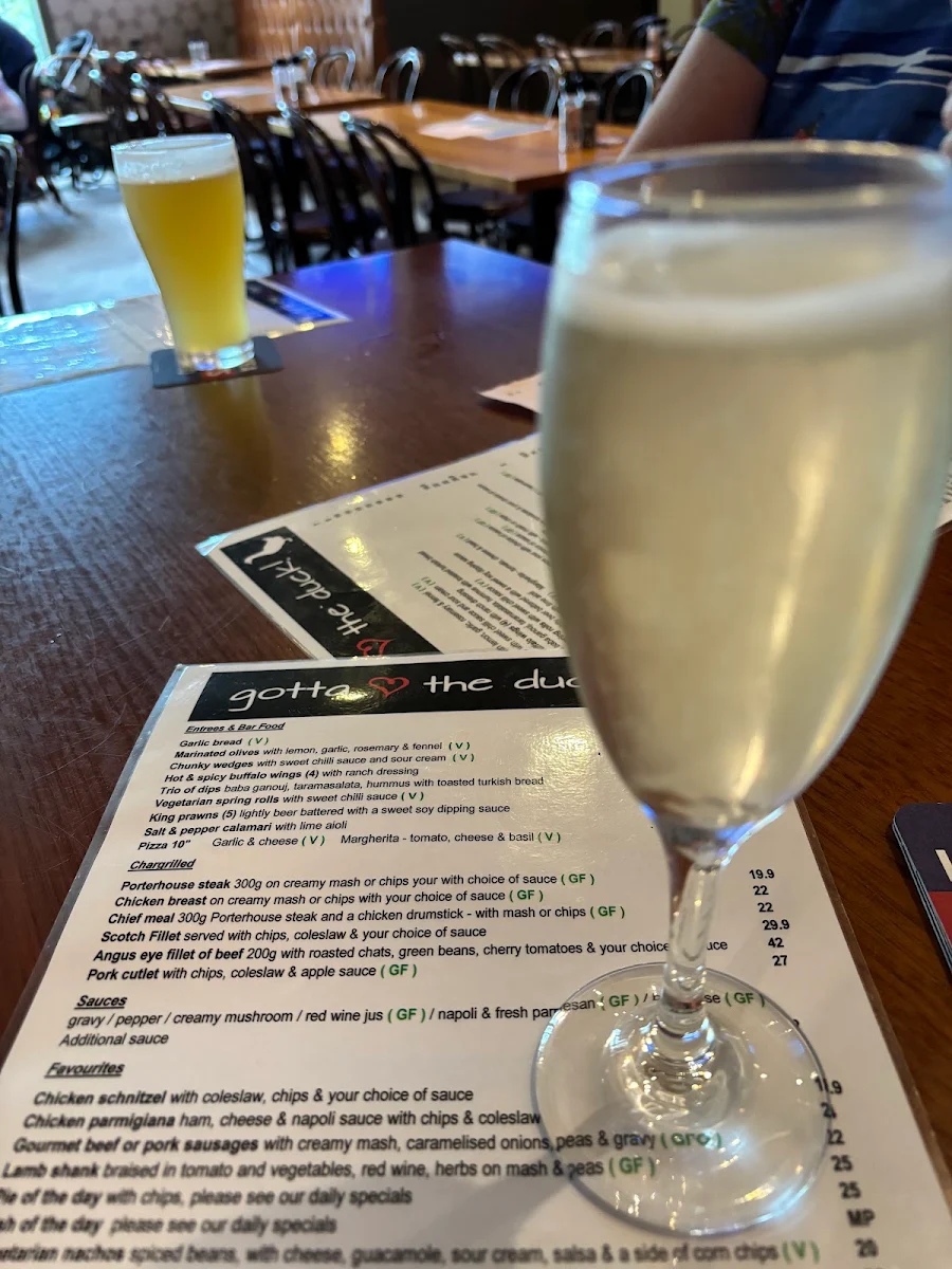 Menu, Hotel Mosman