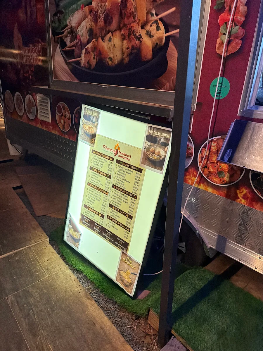 Menu, Manraj Tandoori Junction