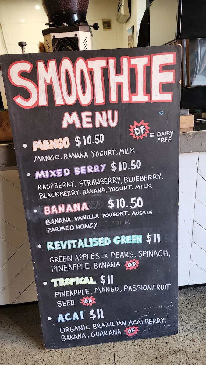 Menu, Coffee Brothers.