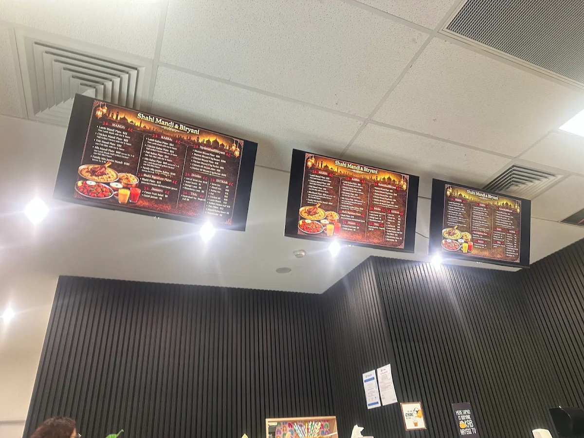 Menu, Shahi Mandi & Biryani