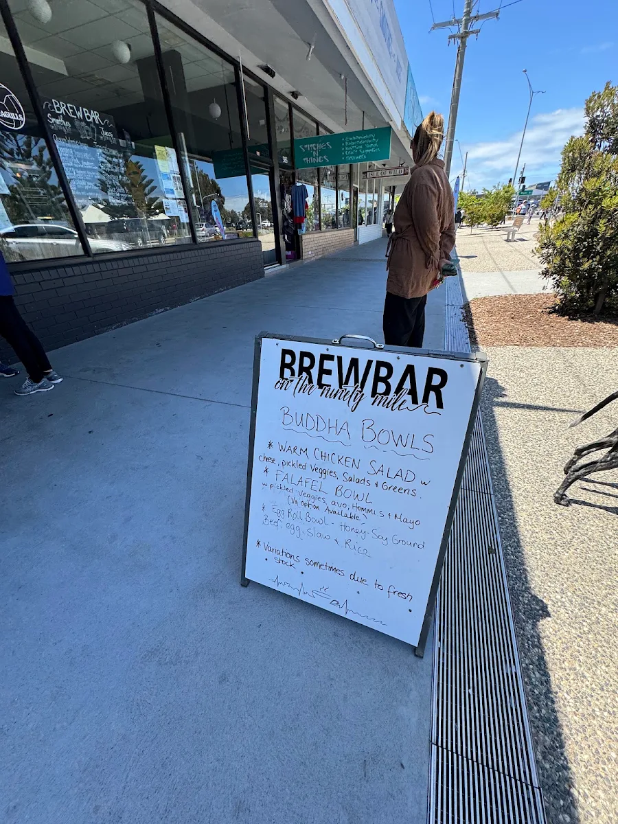 Menu, Brew Bar on the Ninety Mile