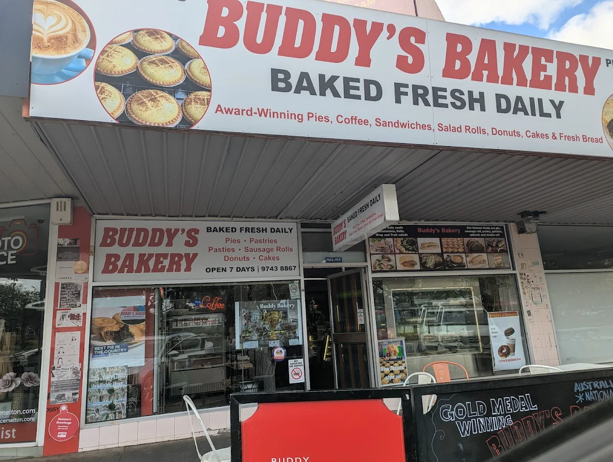 Menu, Buddy Bakery