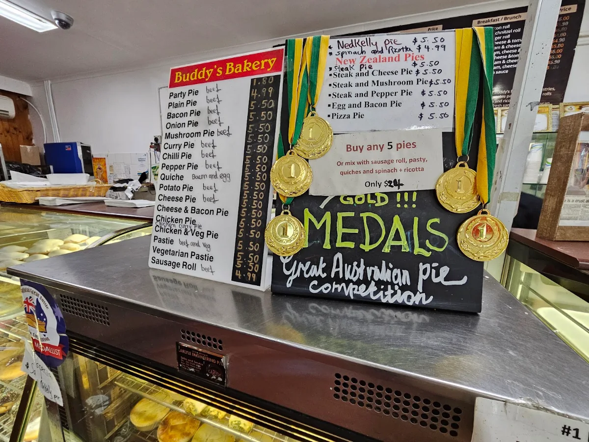 Menu, Buddy Bakery