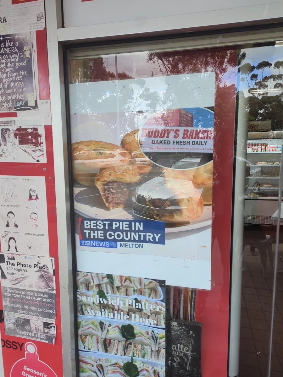Menu, Buddy Bakery