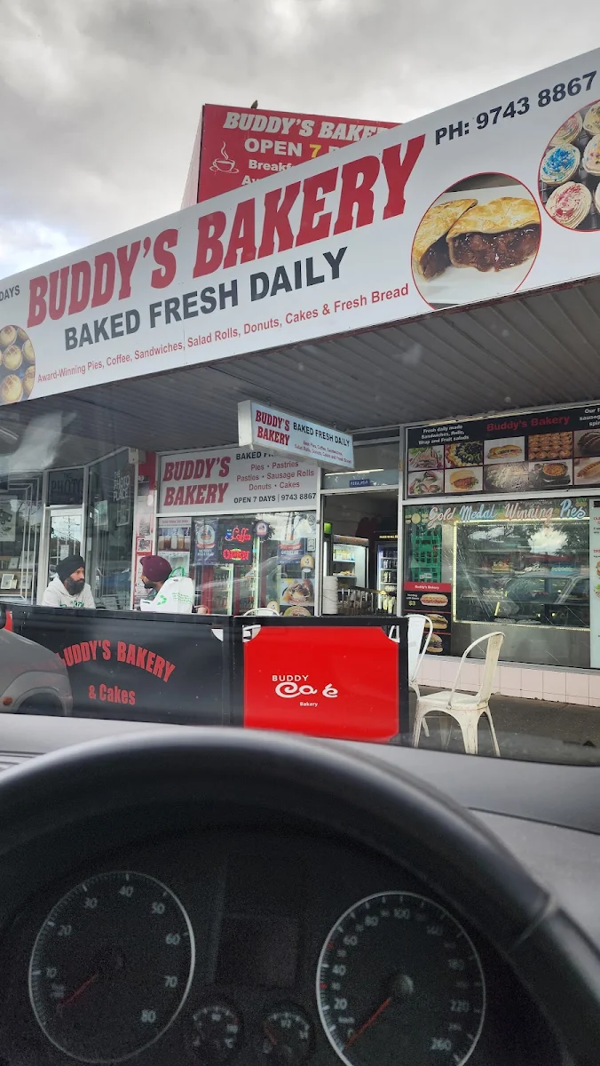 Menu, Buddy Bakery
