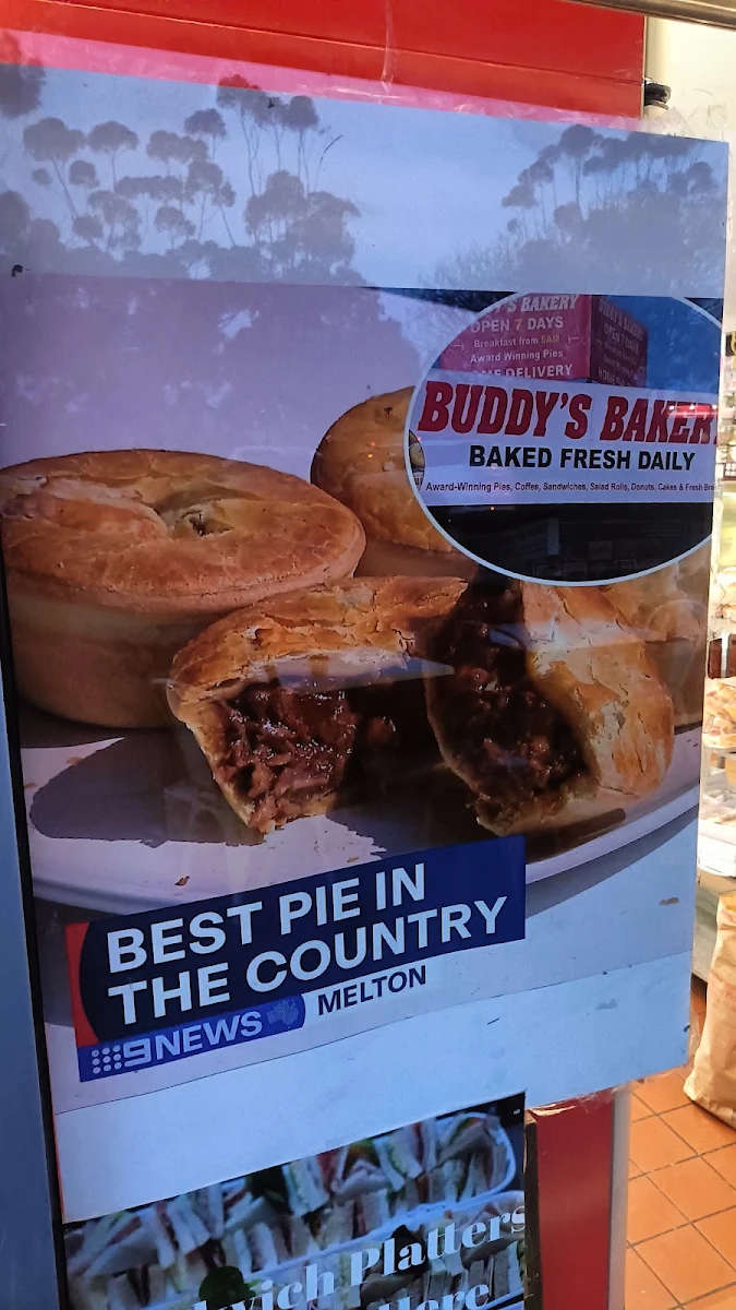 Menu, Buddy Bakery