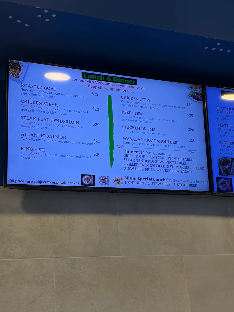 Menu, Hamdi