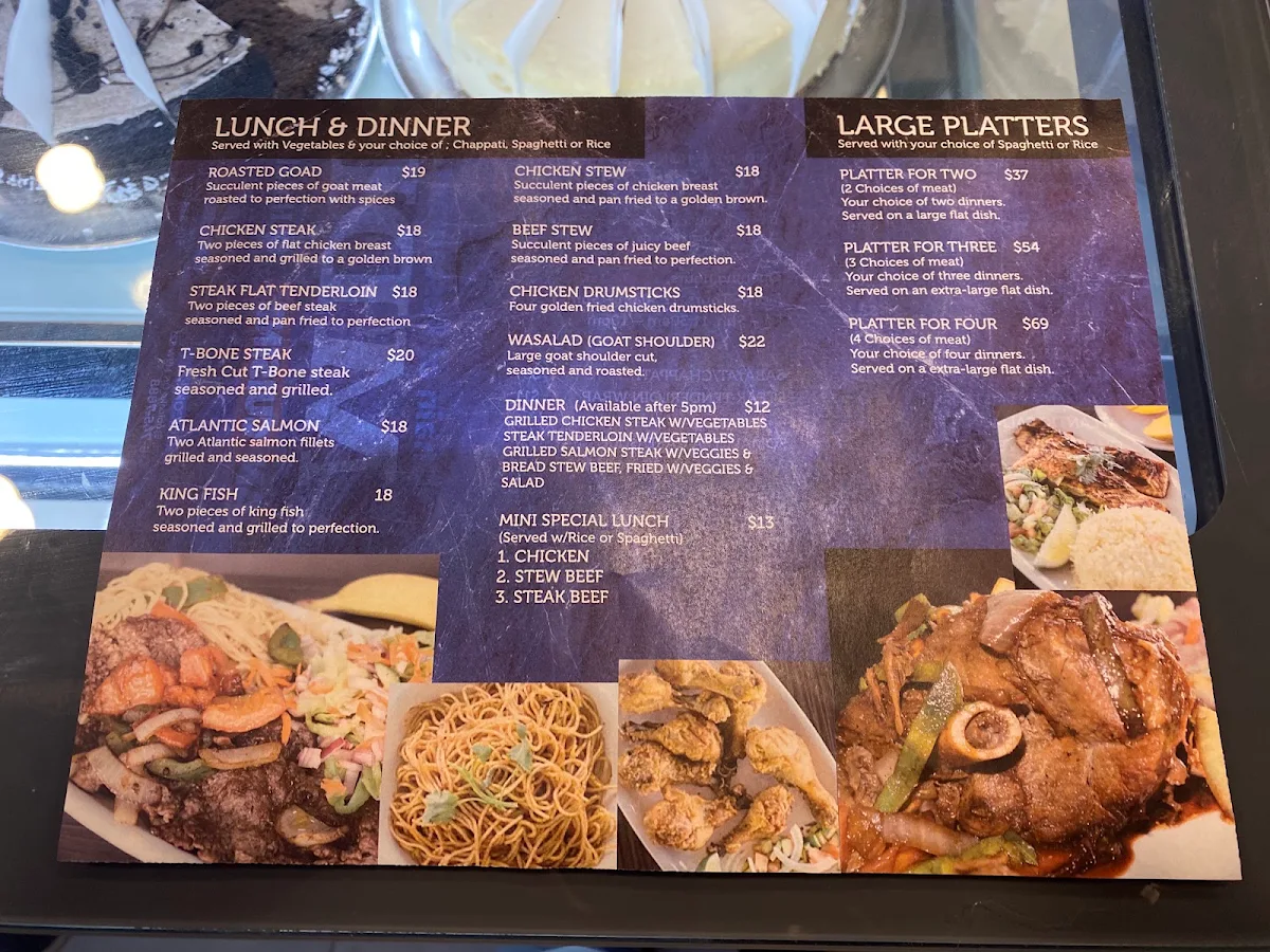 Menu, Hamdi
