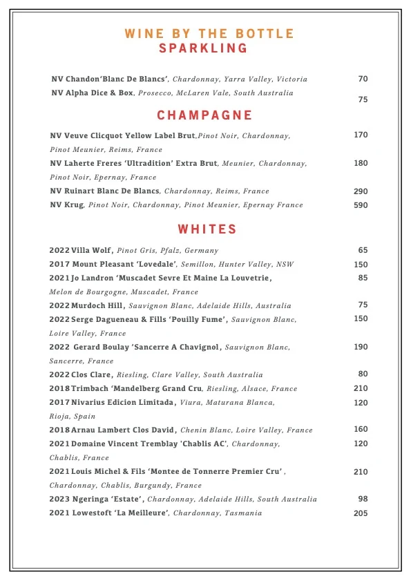 Menu, Santa Catarina: Oaxacan Restaurant & Mezcal Bar Sydney
