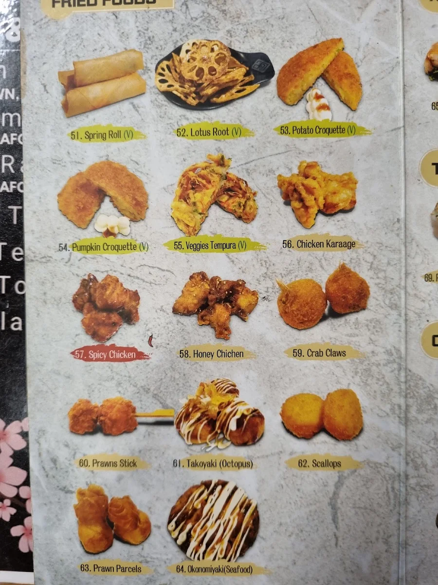 Menu, RYU
