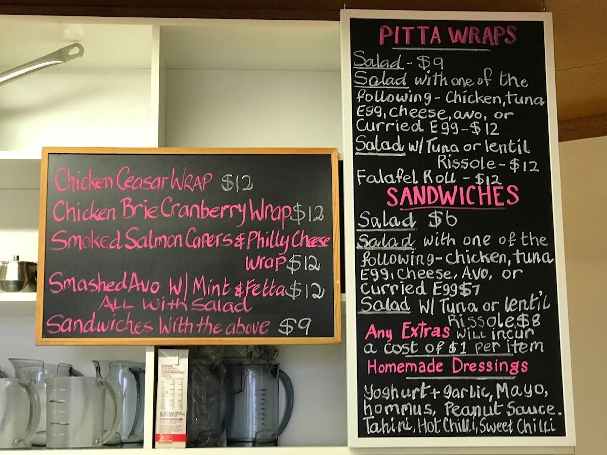 Menu, Simply Foods