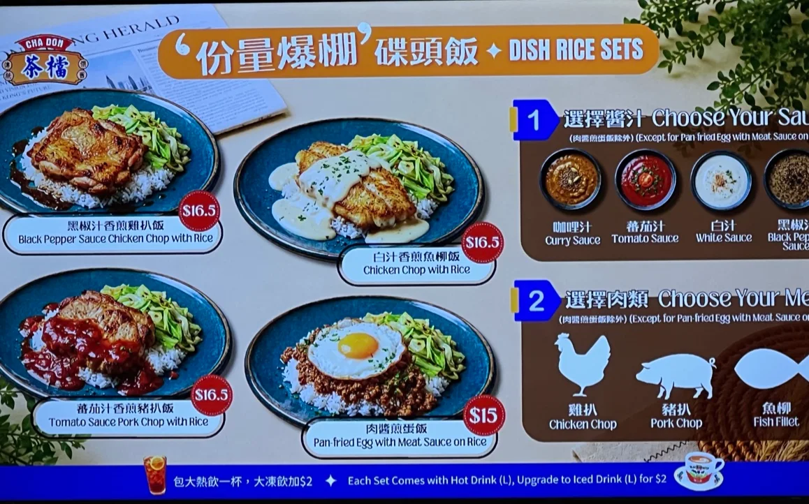 Menu, TM Wander