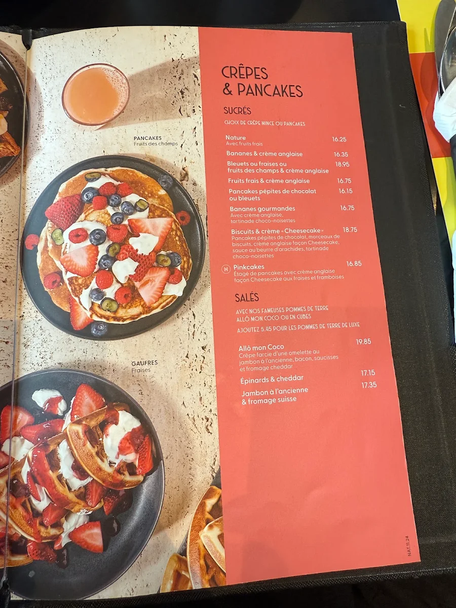 Menu, Allô mon Coco Saint-Jean-sur-Richelieu