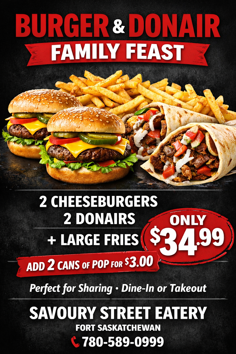 Menu, Savoury Street Eatery