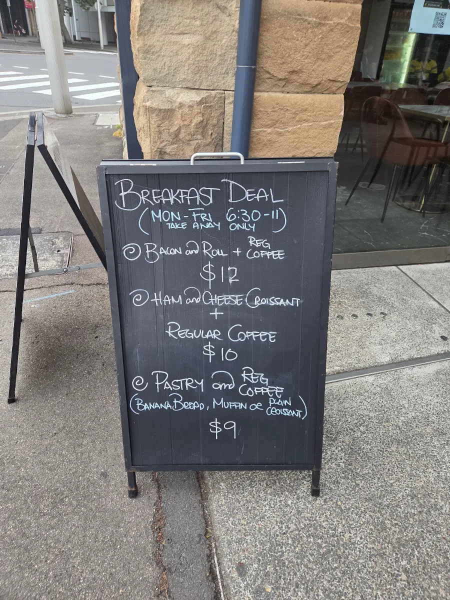 Menu, Brix & Beans Coffee House