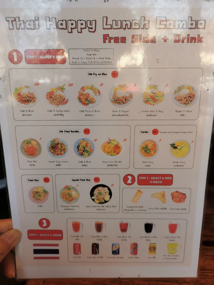 Menu, Thaiger Rabbit by Ying Thai