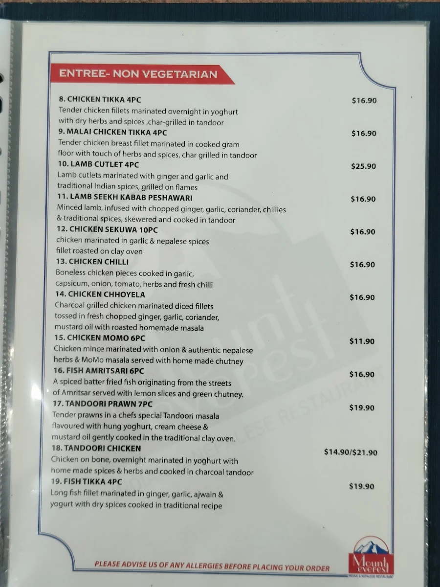 Menu photo 1