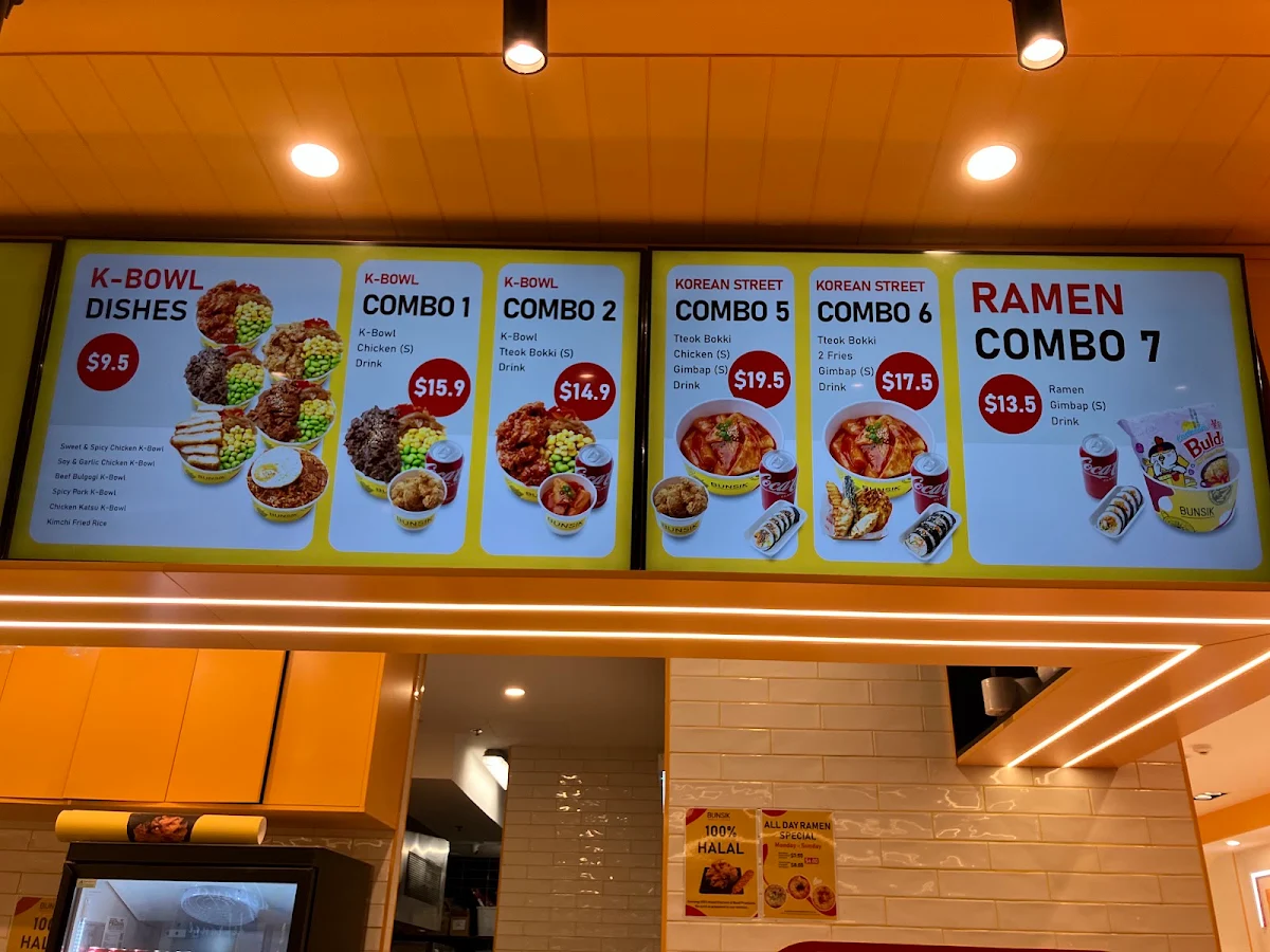 Menu, Bunsik Roselands