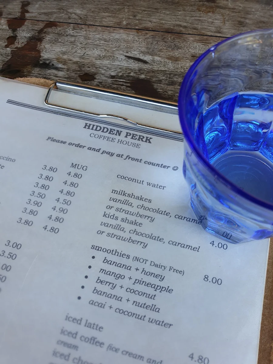 Menu, Hidden Perk