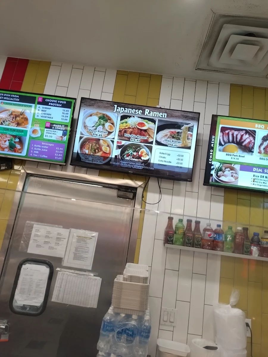 Menu, Umi Thai & Sushi