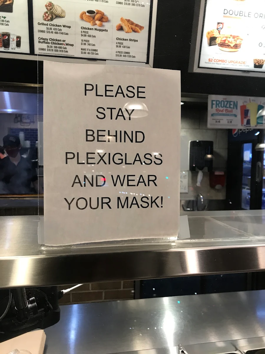 Menu, Harvey's