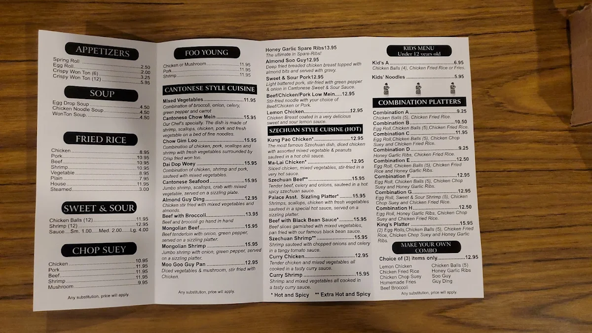 Menu photo 1