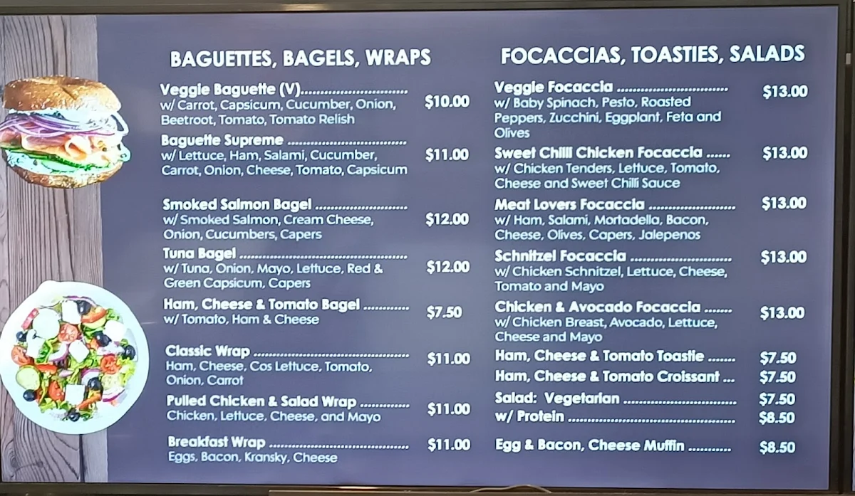 Menu, Pantry on Station