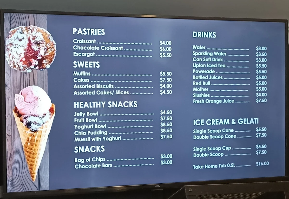 Menu, Pantry on Station